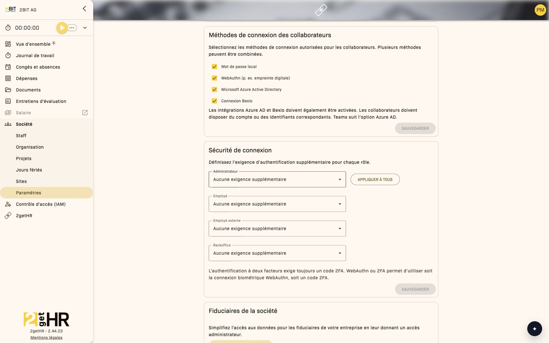 Méthodes de connexion et sécurité de connexion